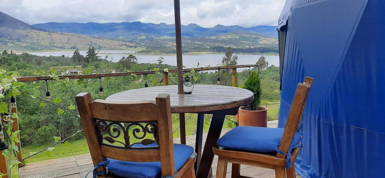 Glamping Blue Hotell Guatavita Eksteriør bilde