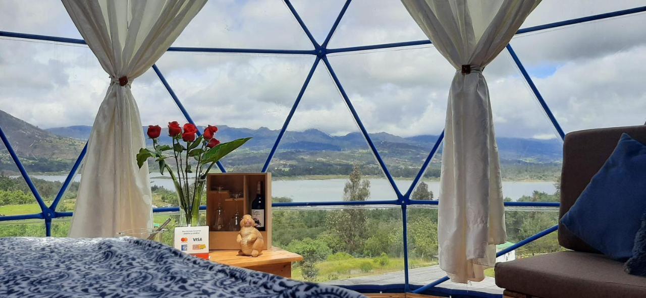 Glamping Blue Hotell Guatavita Eksteriør bilde