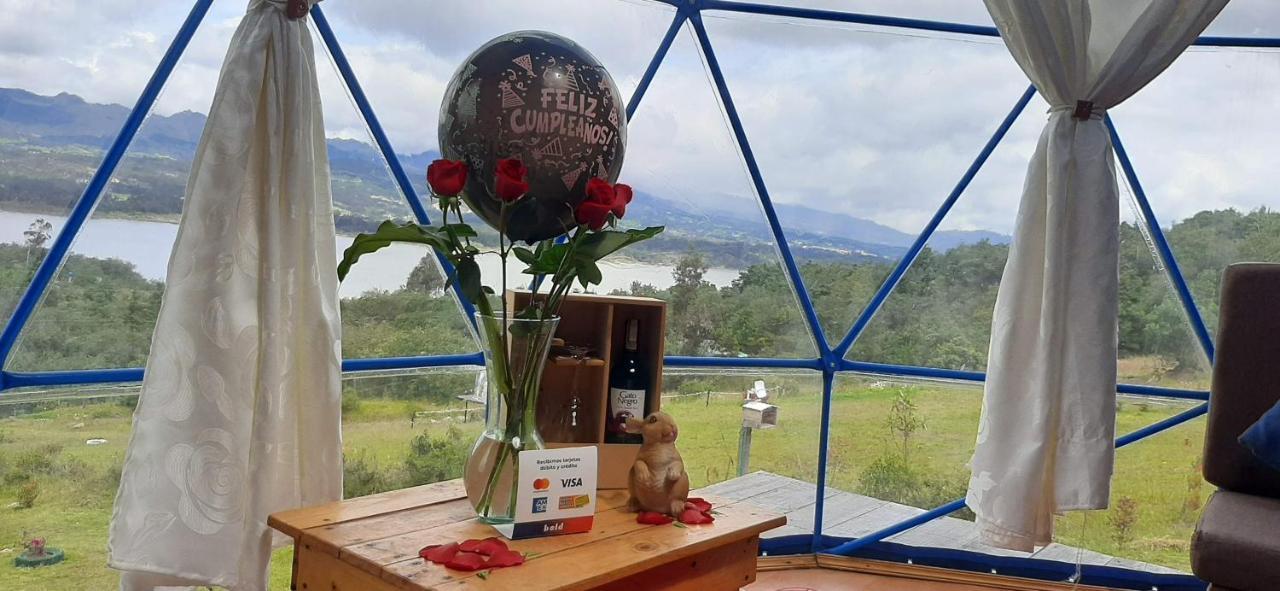 Glamping Blue Hotell Guatavita Eksteriør bilde