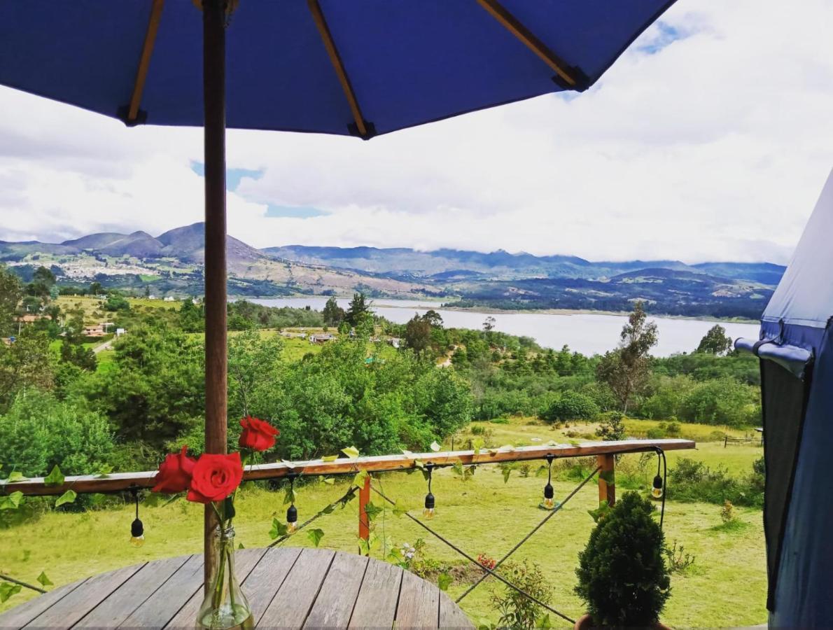 Glamping Blue Hotell Guatavita Eksteriør bilde