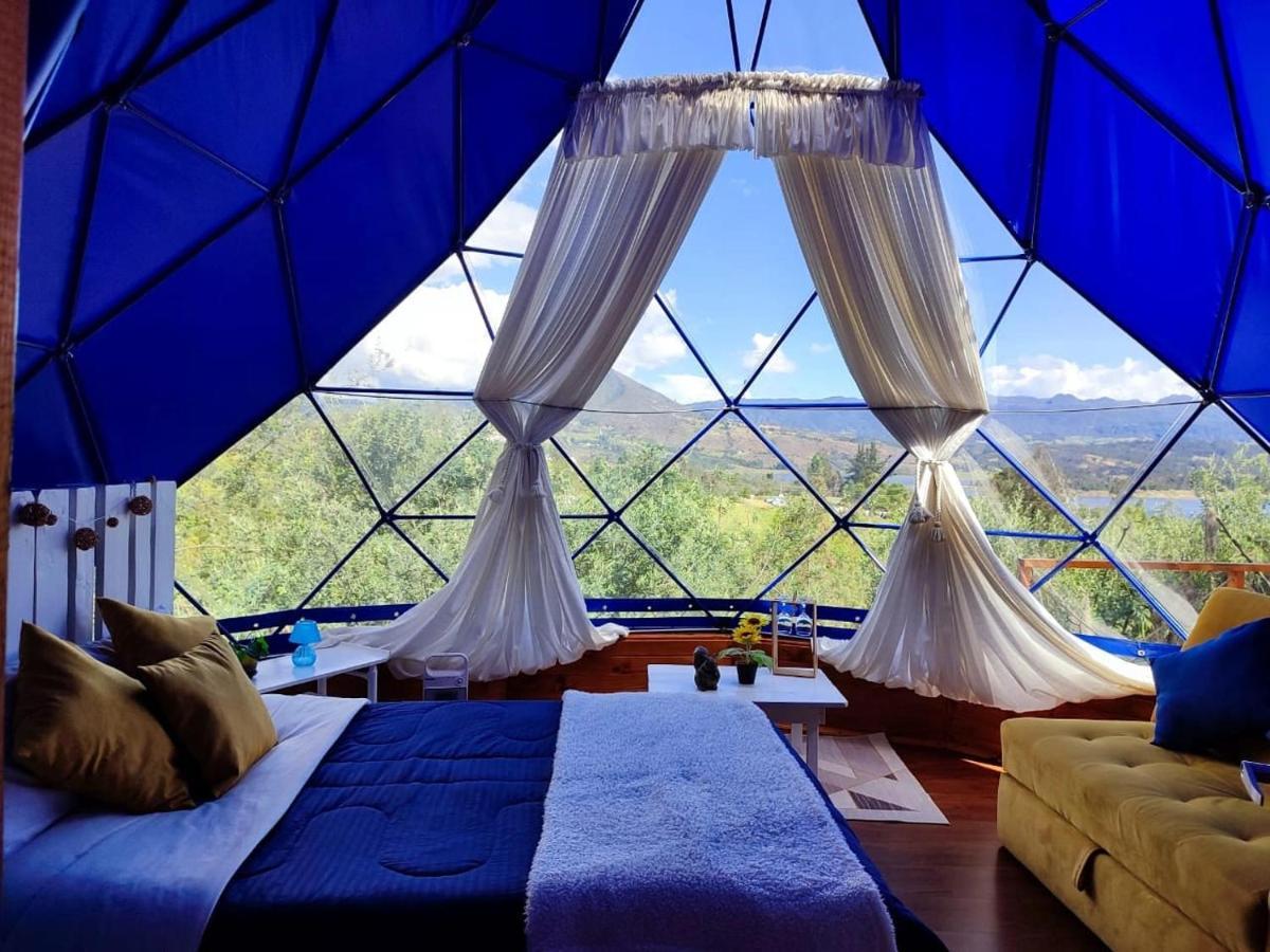 Glamping Blue Hotell Guatavita Eksteriør bilde