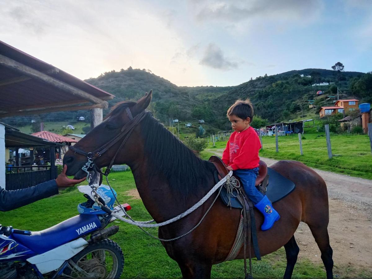 Glamping Blue Hotell Guatavita Eksteriør bilde
